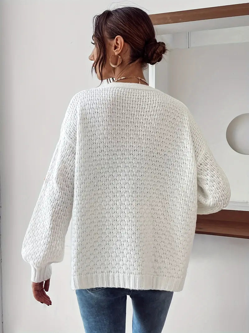 Risette™ - Floral Knitted Cardigan