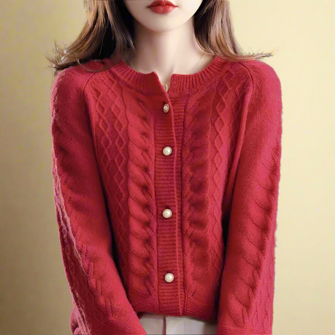 Alexandrine™ - Women's Crew Neck Wool Vest