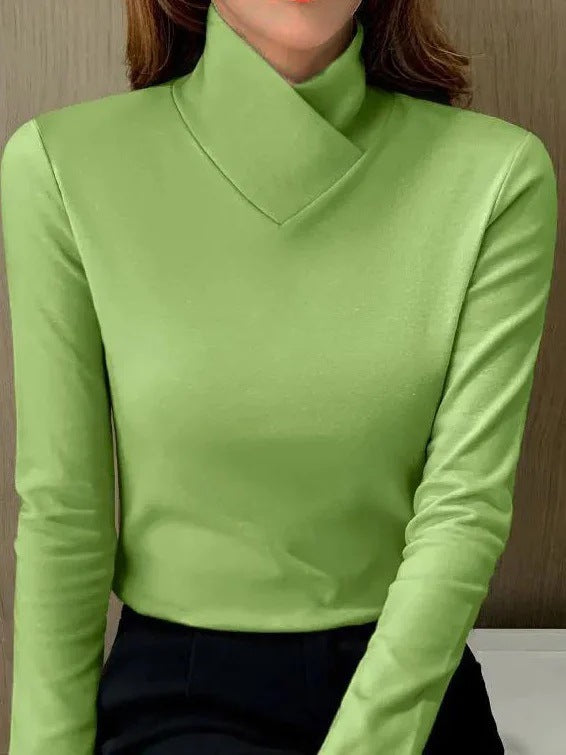 Melanie™ - Elegant Mock Neck Sweater