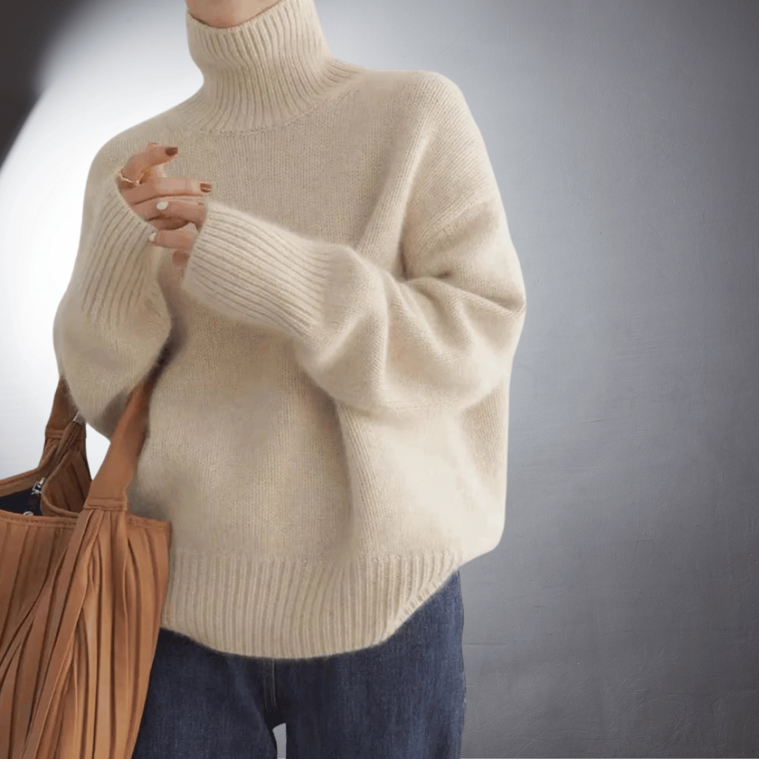 Fosette™ - Soft Cashmere Turtleneck Sweater for Unmatched Comfort