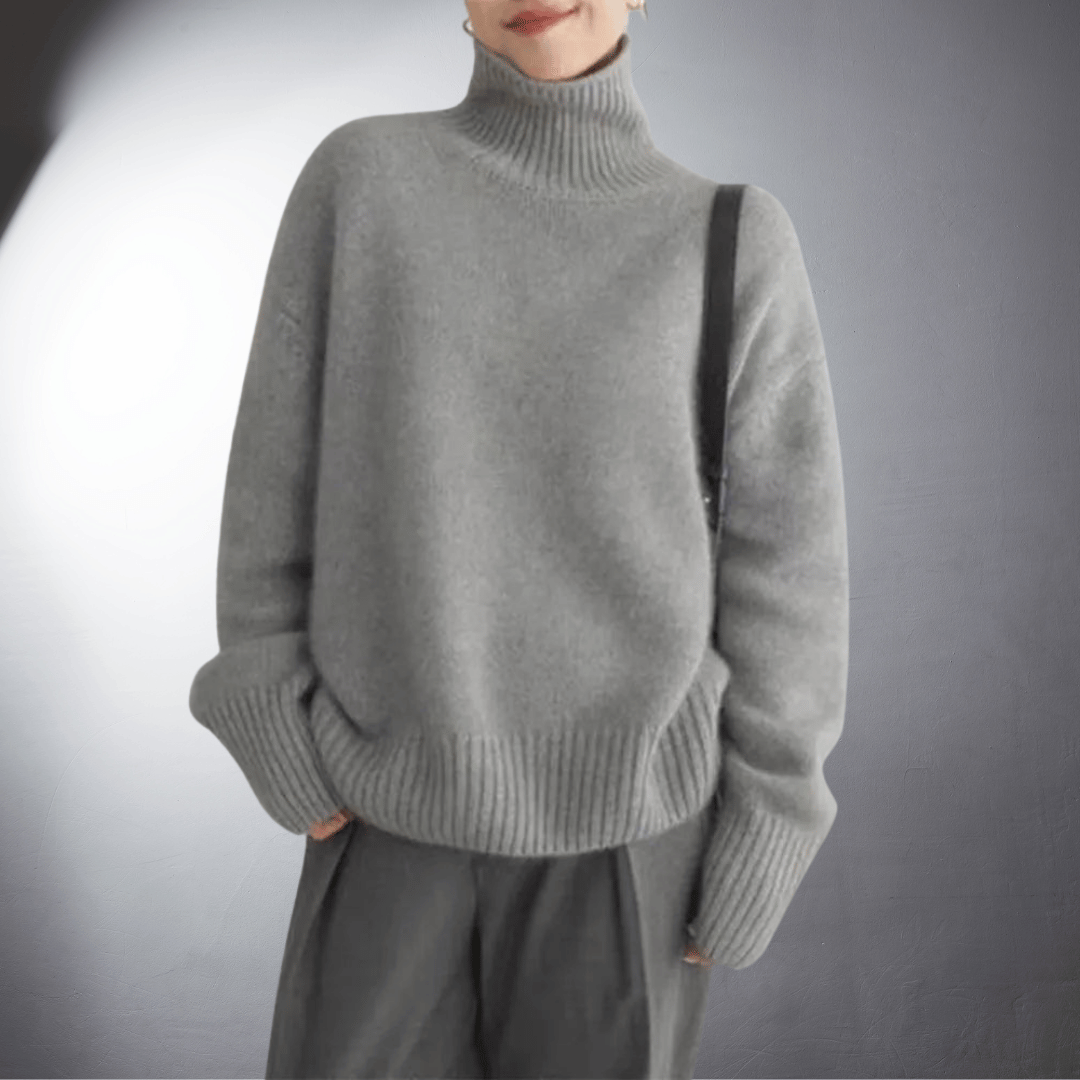 Fosette™ - Soft Cashmere Turtleneck Sweater for Unmatched Comfort