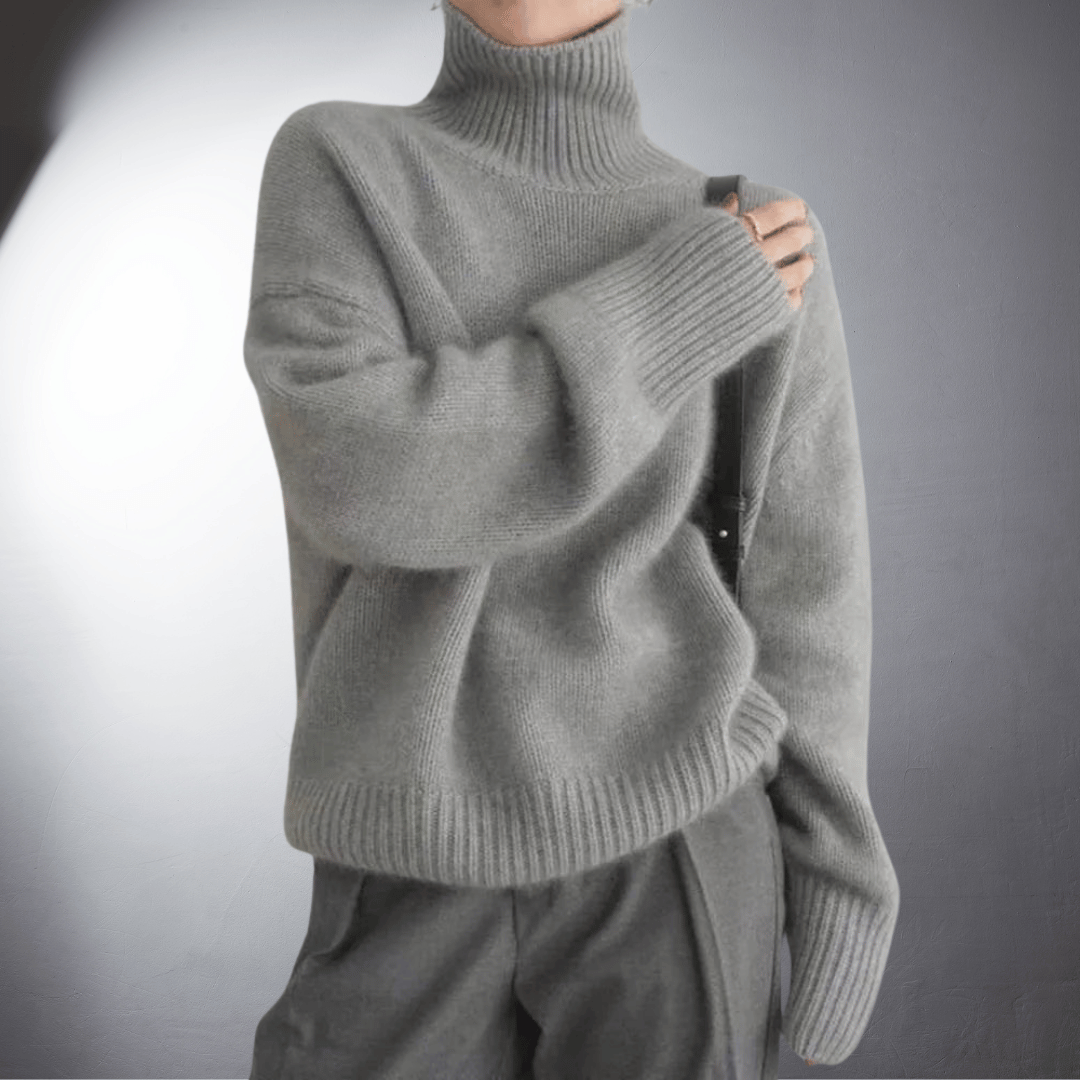 Fosette™ - Soft Cashmere Turtleneck Sweater for Unmatched Comfort