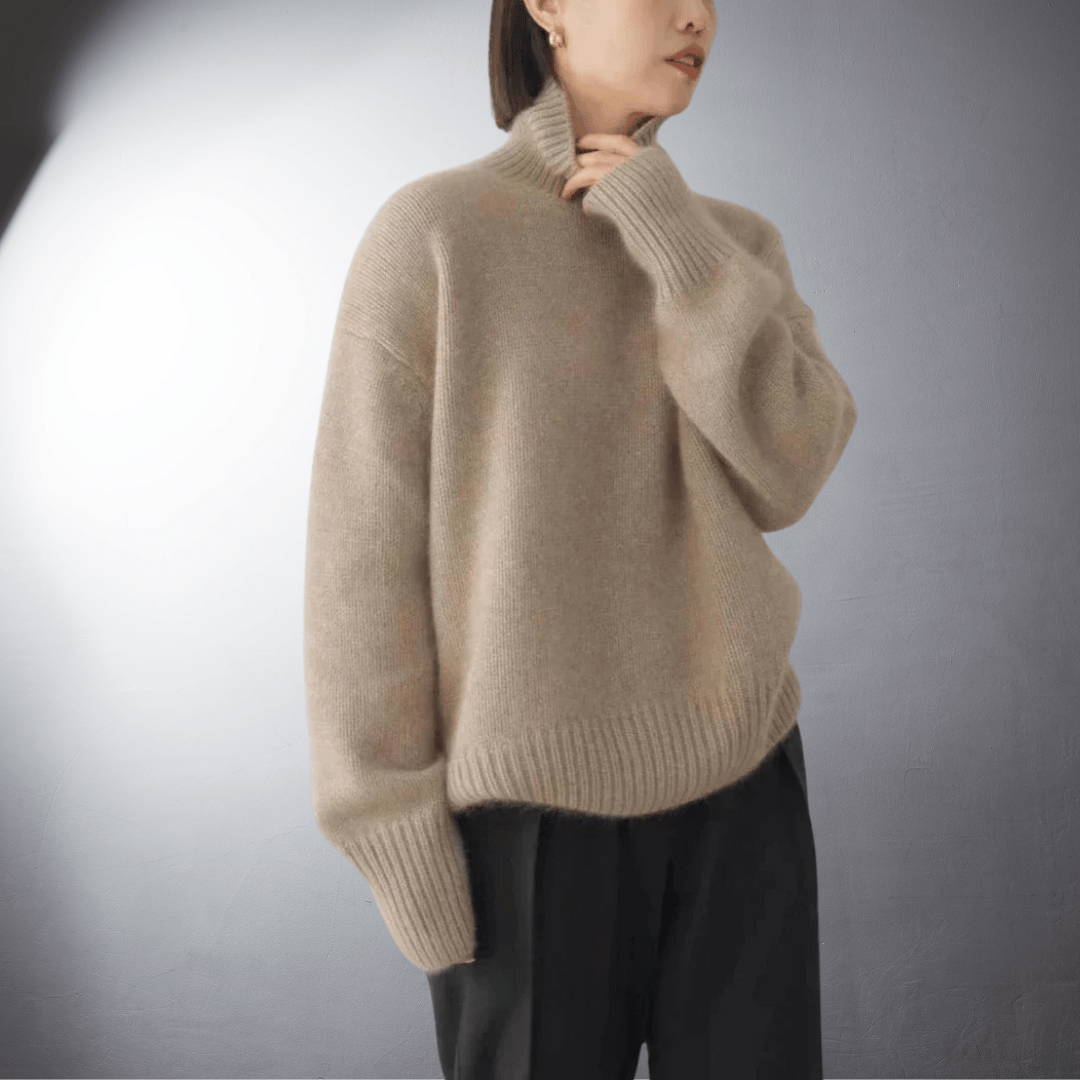 Fosette™ - Soft Cashmere Turtleneck Sweater for Unmatched Comfort
