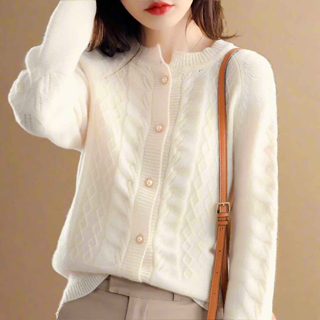 Alexandrine™ - Women's Crew Neck Wool Vest