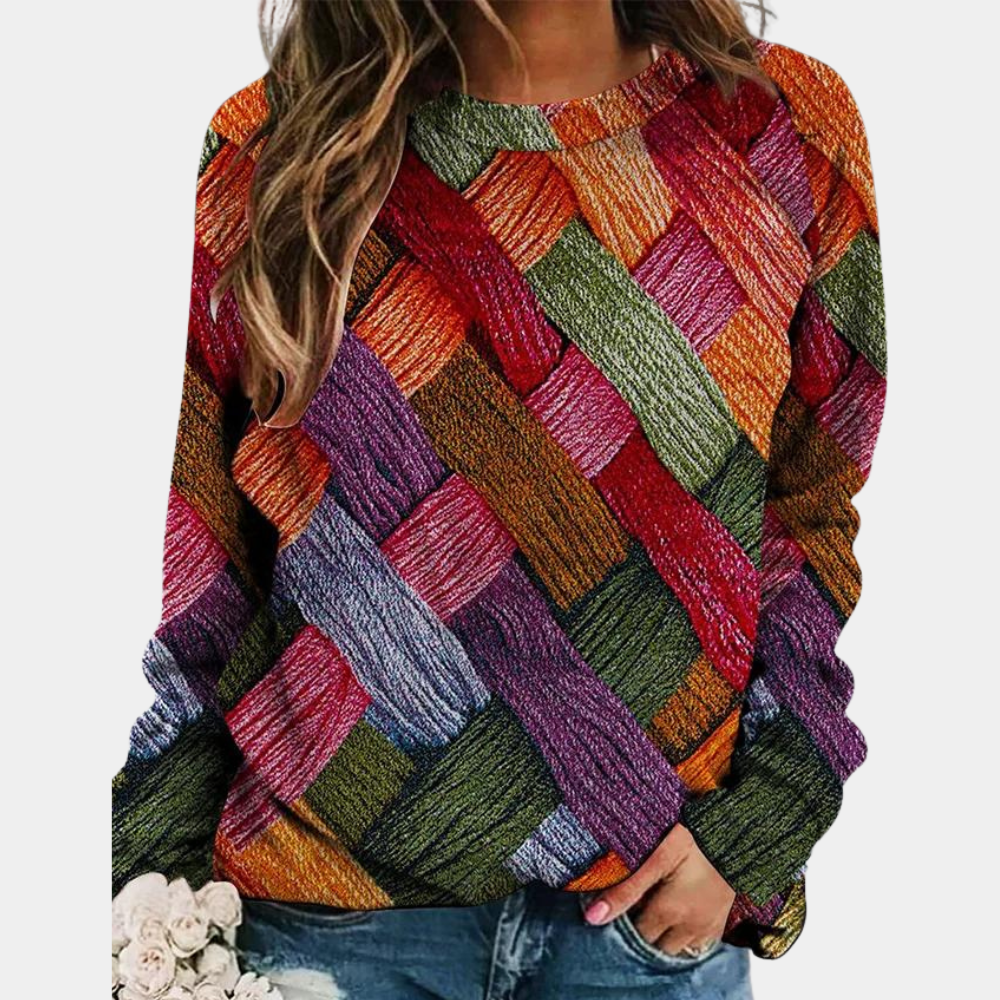 Salomé™ - Colorful Patterned Sweater