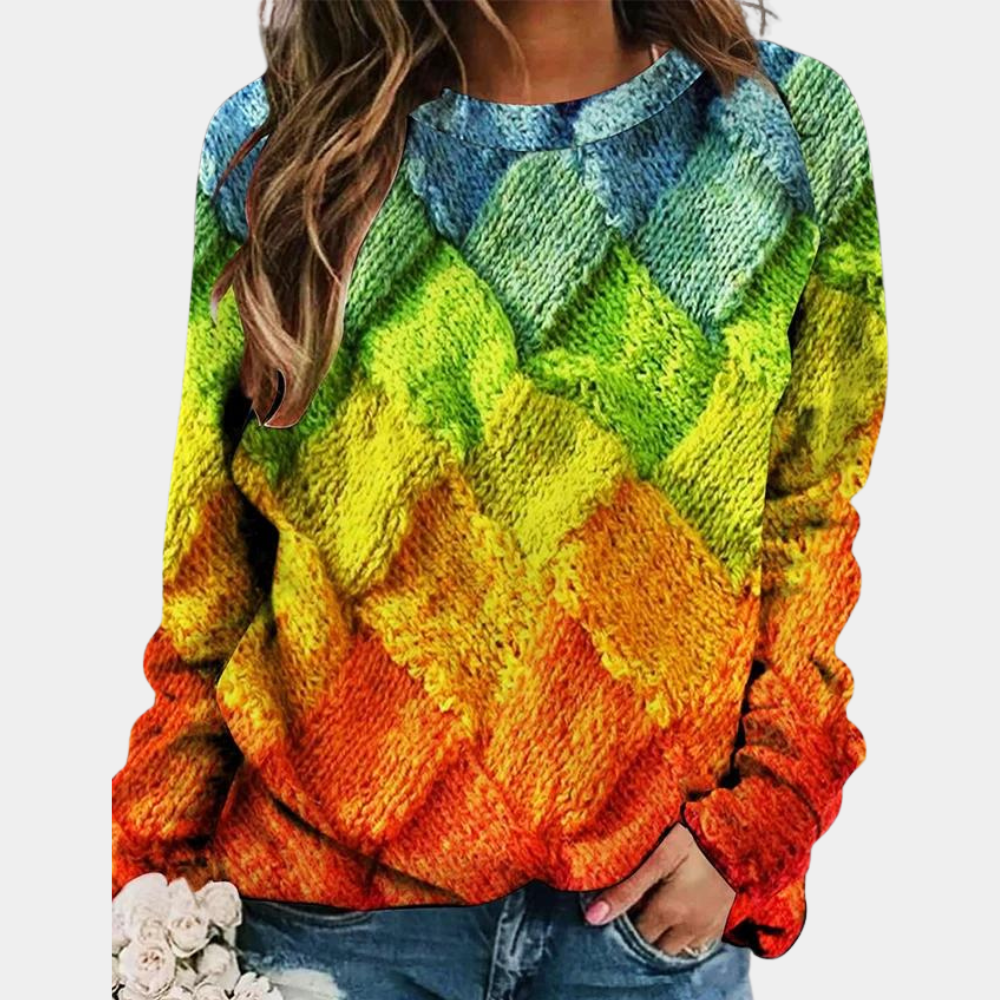 Salomé™ - Colorful Patterned Sweater