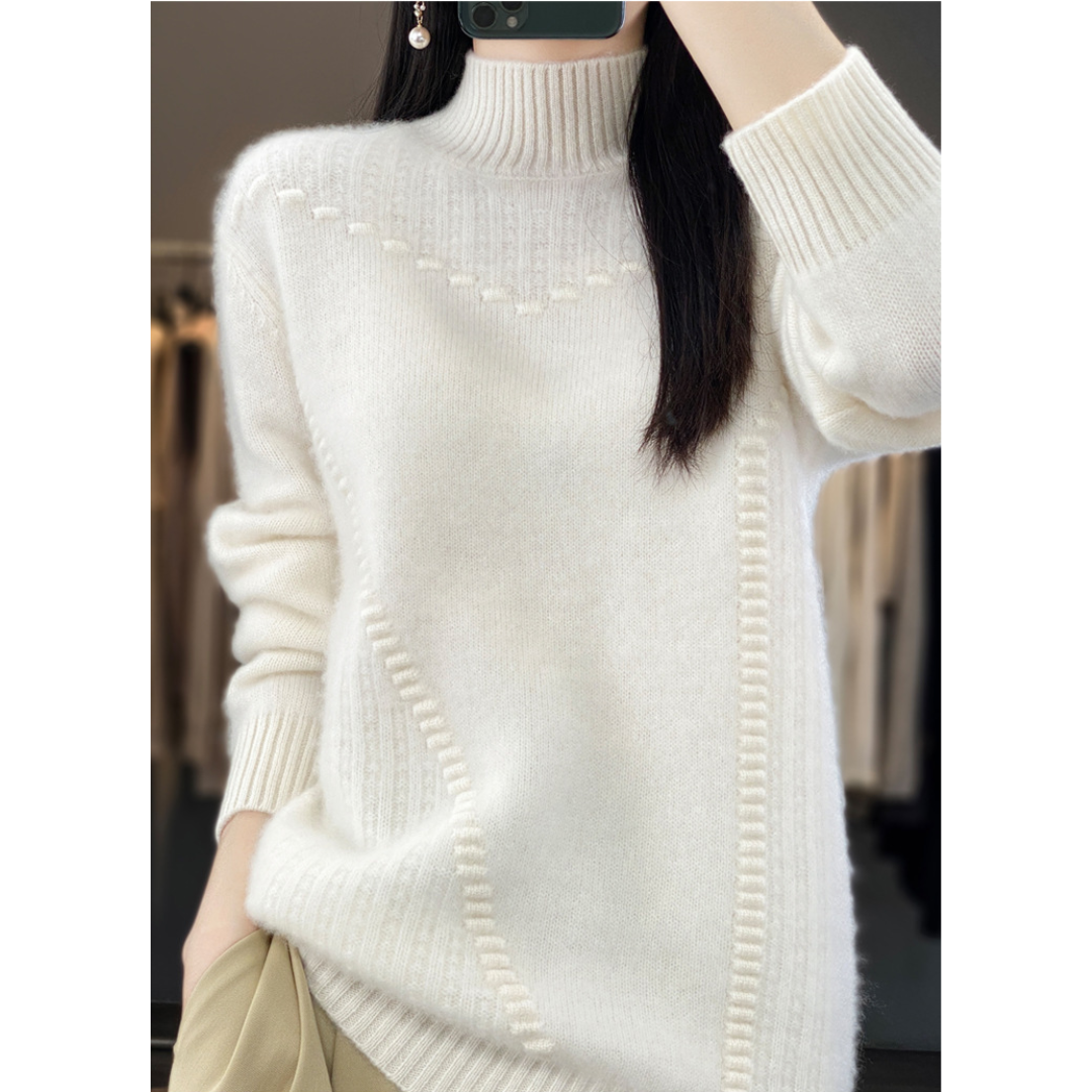Marceline™ - Mid-Rise Collar Knit Sweater