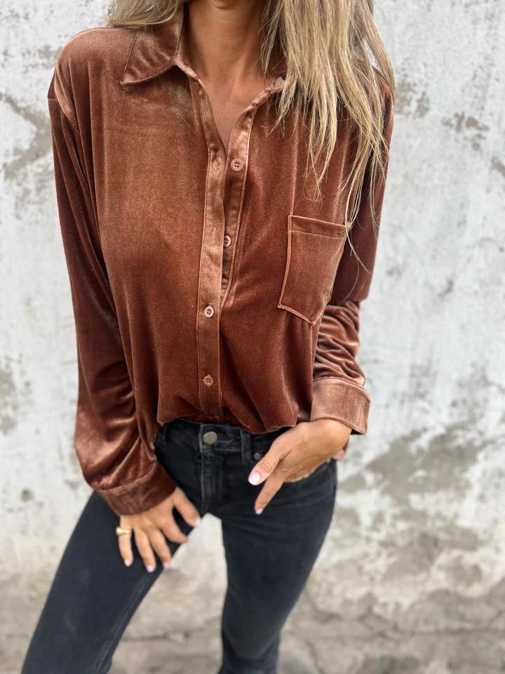 Fleur™ - Velvet Shirt