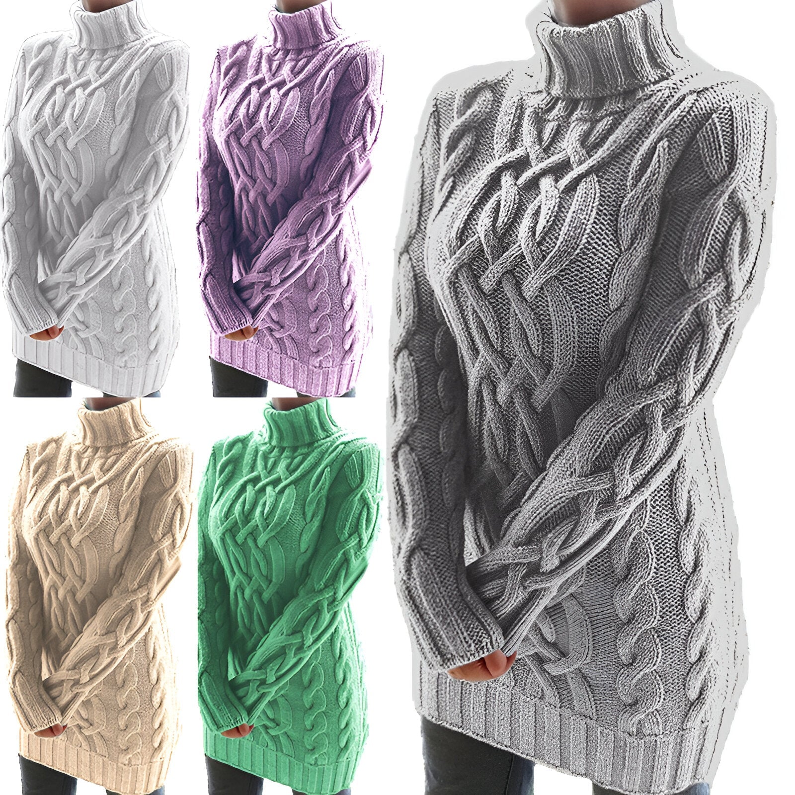 Anastazja™ - Cozy and stylish turtleneck sweater